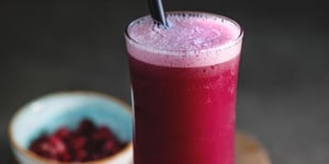 Photo de la Recette: SMOOTHIE HYDRATANT PASTÈQUE-CONCOMBRE À L'YLANG-YLANG
