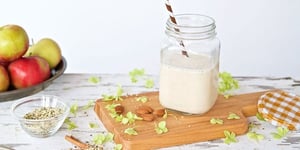 Photo de la Recette: Smoothie Protéiné au Pomme Fromage et Caramel Latte