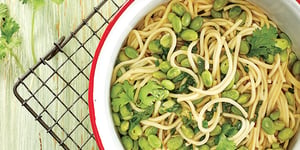 Photo de la Recette: One-Pot-Pasta: Soba aux Edamames et au Gingembre