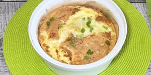 Photo de la Recette: Soufflé de Chou-fleur au Mozzarella