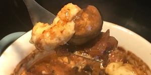 Photo de la Recette: Soupe à L'oignon et Champignons
