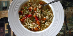 Soupe à L'orzo et aux Légumes à la Nickey