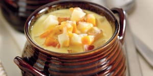 Photo de la Recette: Soupe Au Cheddar Et Aux Pommes De Terre
