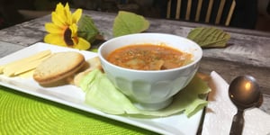 Soupe au Chou et Boeuf à la Mijoteuse