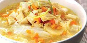 Photo de la Recette: SOUPE AU POULET À L’ORIENTALE
