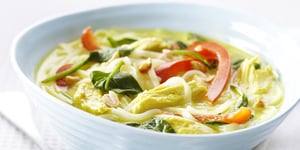 Photo de la Recette: Soupe au Poulet et Cari Jaune