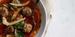 Photo de la Recette: Soupe aux Boulettes de Boeuf et au Fenouil