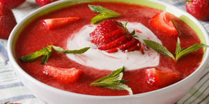 Photo de la Recette: Soupe aux Fraises