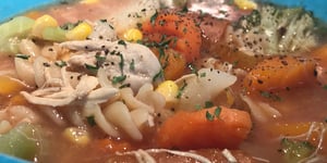 Photo de la Recette: Soupe aux Légumes et Poulet