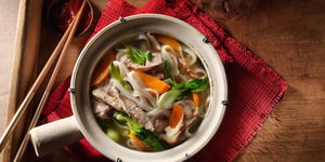 Photo de la Recette: SOUPE AUX NOUILLES CHINOISES DE LONGÉVITÉ