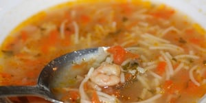 Soupe Chinoise aux Crevettes