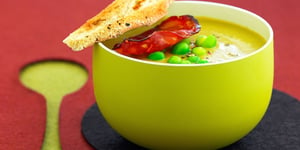 Photo de la Recette: Soupe Chorizo-Petits Pois