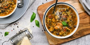 Soupe D'automne aux Boulettes de Cajou Cuisine