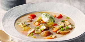 Photo de la Recette: Soupe de Chou Frisé au Poulet