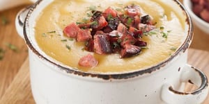 Photo de la Recette: Soupe de Fèves au Garam Masala et Chorizo