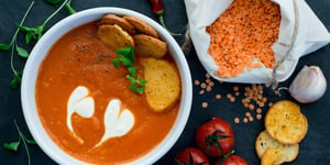 Soupe de Lentilles Corail au Cumin