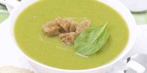 Photo de la Recette: Soupe de Mâche aux Croûtons