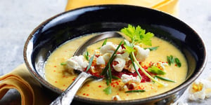 Photo de la Recette: Soupe de Maïs Doux au Chorizo