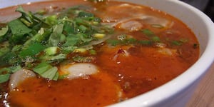 Photo de la Recette: Soupe de Vermicelles au Porc et au Boeuf