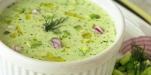 Soupe Froide aux Concombres