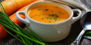 Photo de la Recette: Soupe Froide de Carottes à L'orange