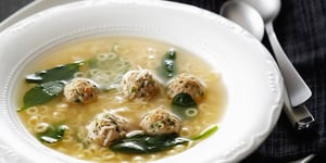 Photo de la Recette: Soupe Italien Weeding avec Boulettes de Poulet