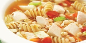 Photo de la Recette: SOUPE MINESTRONE CLASSIQUE CON PESTO ALLA GENOVESE
