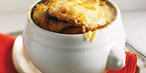 Soupe à l'oignon Gratinée