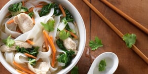 Photo de la Recette: SOUPE ORIENTALE AU POULET ET AUX LÉGUMES