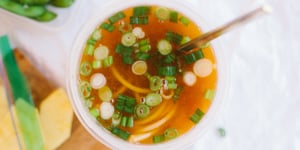 Photo de la Recette: Soupe Poulet et Nouilles Asiatique