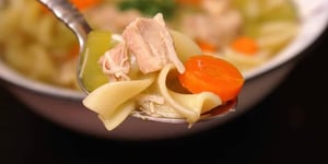 Photo de la Recette: Soupe Poulet et Nouilles Rapide