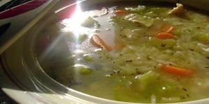 Photo de la Recette: Soupe Réconfortante au Poulet et au Riz