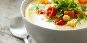 Photo de la Recette: Soupe-Repas à la Dinde, Pois Chiches et Patates Douces