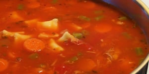 Photo de la Recette: SOUPE-REPAS AUX LÉGUMES ET À LA VOLAILLE