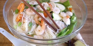 Photo de la Recette: SOUPE-REPAS TONKINOISE ASIATIQUE