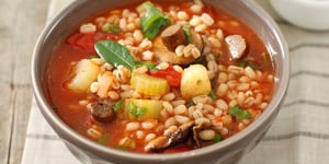 Photo de la Recette: Soupe Rustique à L'orge