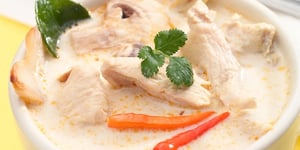 Photo de la Recette: Soupe Thaïlandaise au Poulet et au Lait de Coco