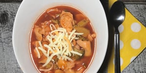 Soupe Tortellinis Légumes et Tomates
