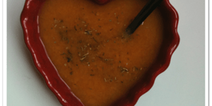 Photo de la Recette: Soupe Veloutée aux 2 Poivrons pour la St-Valentin