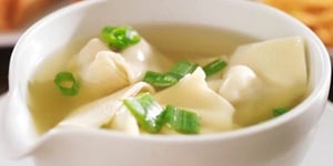 Photo de la Recette: SOUPE WON-TON À L’ACADIENNE