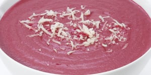 Photo de la Recette: POTAGE DE BETTERAVES ET ZÉPHYR