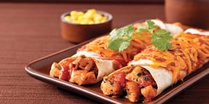 Photo de la Recette: Souper D'enchiladas au Poulet et au Fromage