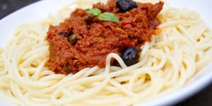 SPAGHETTI AU THON À L'ITALIENNE