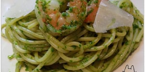 Photo de la Recette: Spaghettis au Pesto de Roquette