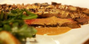 Photo de la Recette: Steak de Flanc au Calvados