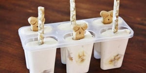 Photo de la Recette: Sucettes Glacées Banane et Beurre D'arachide pour Chiens