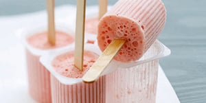 Photo de la Recette: Sucettes Glacées Tagada® au Carré Frais