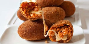 Photo de la Recette: SUPPLÌ AU TÉLÉPHONE