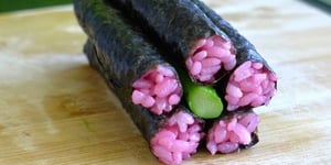 Photo de la Recette: Sushi Art Rolls (tuto) Fleurs