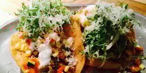 Photo de la Recette: Tacos de Boeuf et Salsa de Maïs au Parmesan